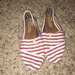 American flag Toms